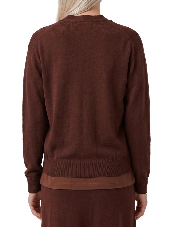 26FW 르메르 릴렉스 트위스트 가디건 PO0052LK1063 RE401 BROWN - LEMAIRE