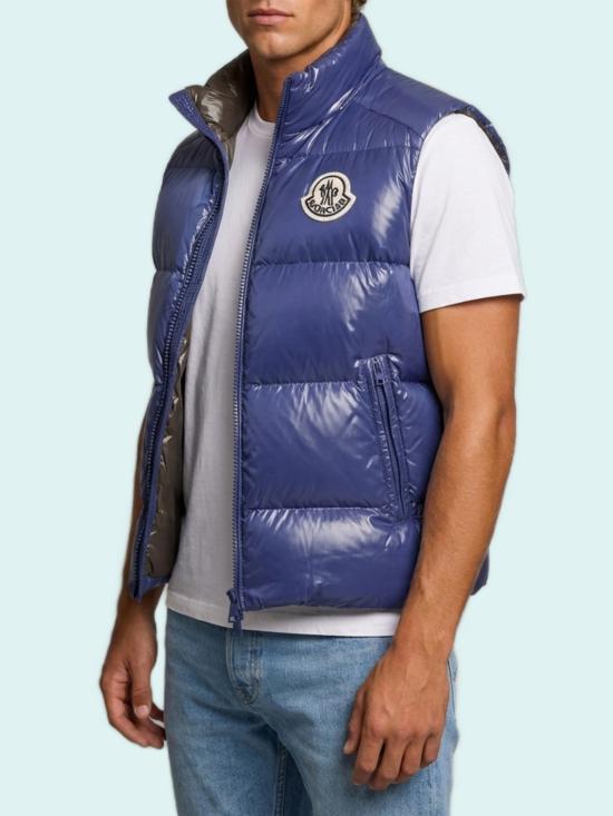 26FW 몽클레어 베스트 L20911A00197596XE P78 BLUE - MONCLER