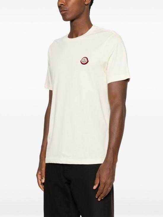 26FW 몽클레어 반팔 티셔츠 L20918C0004589B8Y 060 CREAM - MONCLER