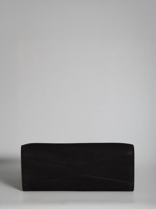 26FW 알라이아 르 클릭 포켓 35 누벅 숄더백 AA1L2038CA214 999 BLACK - ALAIA