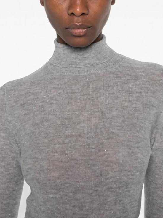 26FW 파비아나 필리피 터틀넥 MAD226F482D7228132 GREY - FABIANA FILIPPI