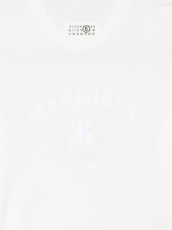 26FW MM6 메종마르지엘라 반팔 티셔츠 S62GD0225M20048101 WHITE - MM6 MAISON MARGIELA