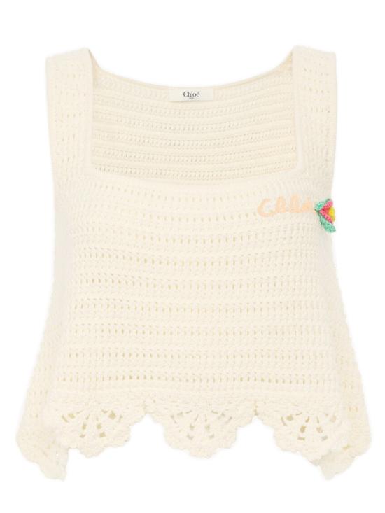 26FW 끌로에 민소매 티셔츠 CH26AMH05800107 WHITE
