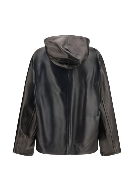 26FW 케이트 베일리 레더 집업 자켓 62421012200 BLACK - KHAITE