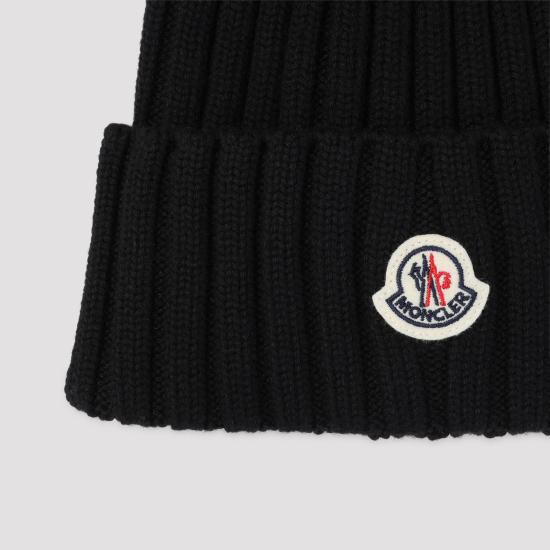 26FW 몽클레어 폼폼 울 비니 L20933B00039M1131999 BLACK - MONCLER
