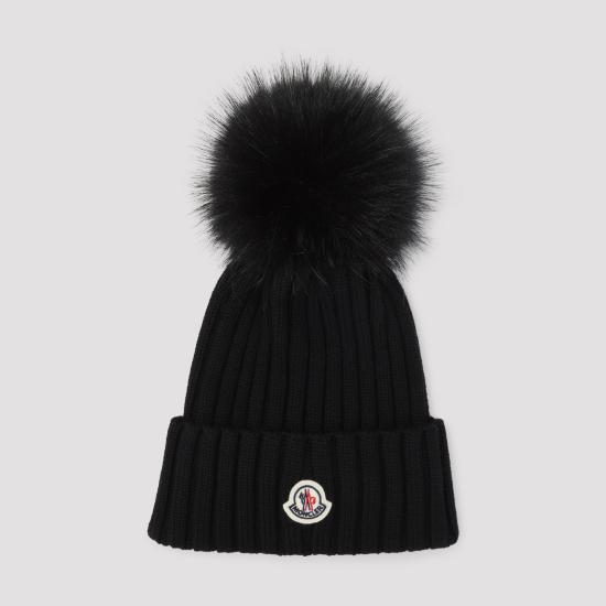 26FW 몽클레어 폼폼 울 비니 L20933B00039M1131999 BLACK - MONCLER