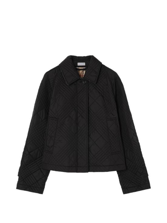 26FW 버버리 퀼티드 나일론 티필드 자켓 8127123A1189 BLACK