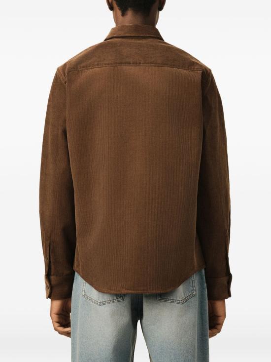 26FW 아미 긴팔 셔츠 HSH797CO00892221 BROWN - AMI