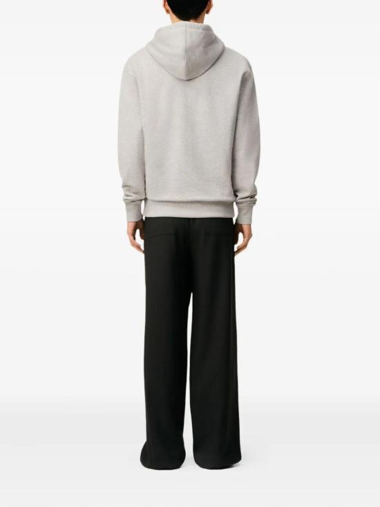 26FW 아미 스몰 하트 로고 코튼 후드 집업 HSW7657300951 GREY - AMI