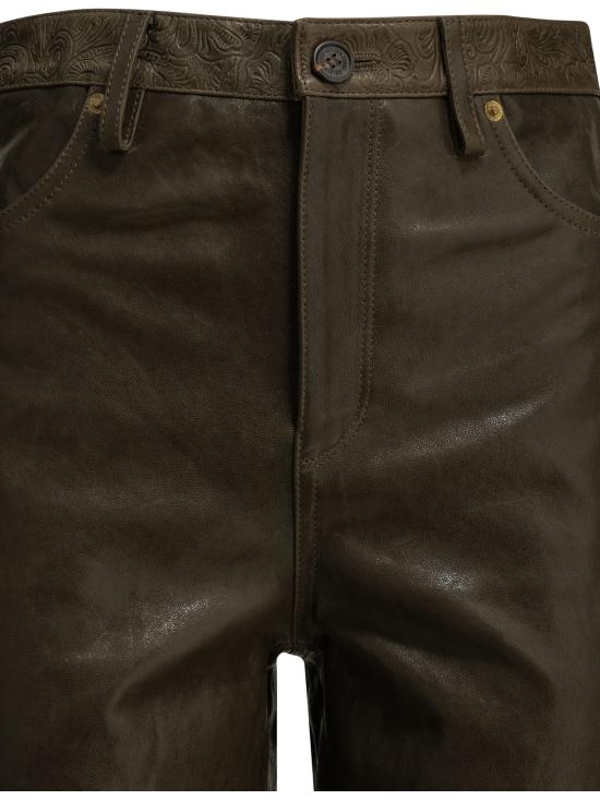 26FW 골든구스 스트레이트 팬츠 GWP01882P00265936110 GREEN - GOLDEN GOOSE