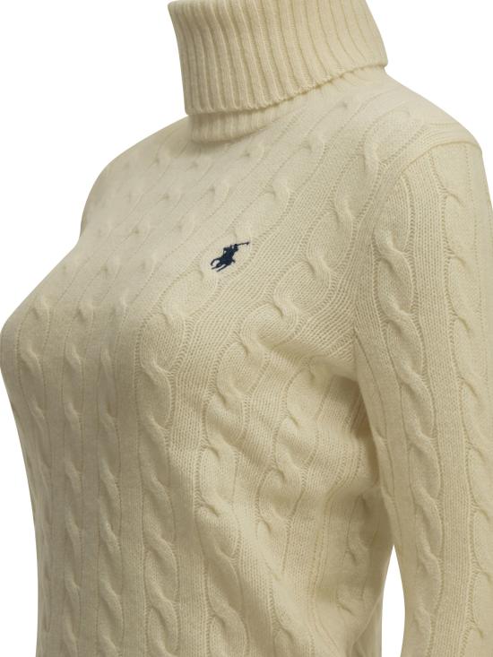 26FW 폴로 랄프로렌 울 캐시미어 케이블 니트 터틀넥 211888686012AUTHENTICCREAM WHITE - POLO RALPH LAUREN
