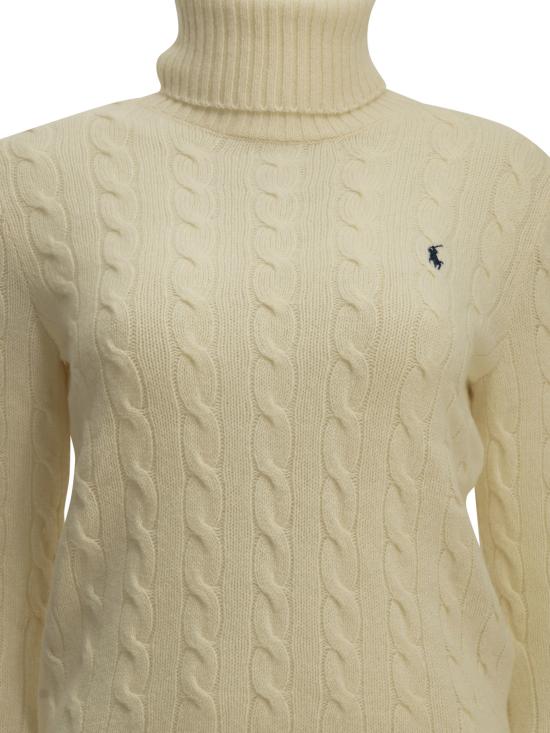 26FW 폴로 랄프로렌 울 캐시미어 케이블 니트 터틀넥 211888686012AUTHENTICCREAM WHITE - POLO RALPH LAUREN