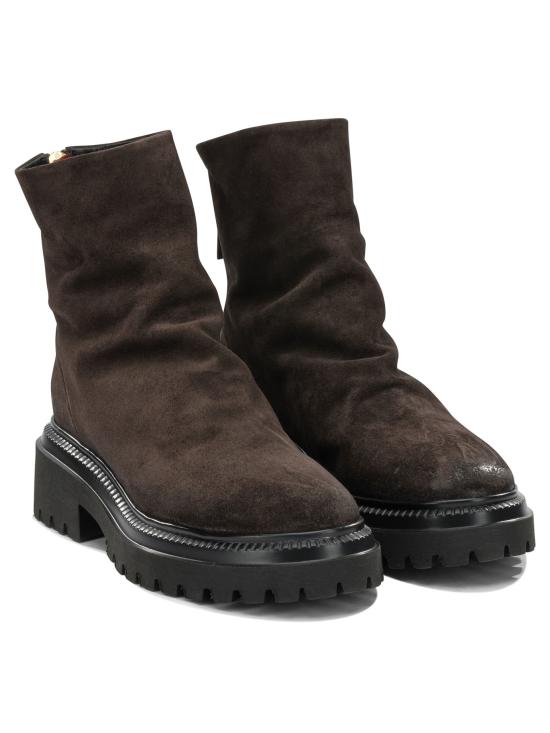 26FW 할마네라 부츠 RUE26VELOURTMORO BROWN - HALMANERA