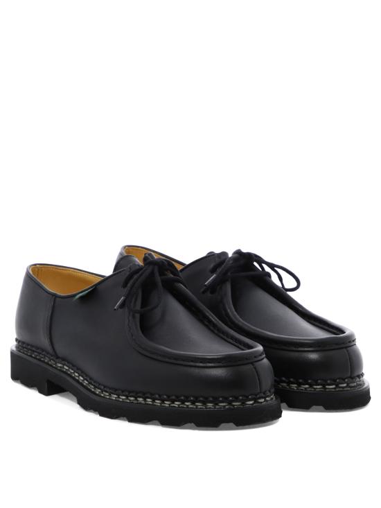 26FW 파라부트 미카엘 더비 슈즈 715604MICHAELMARCHEIINOIRLISNOIR BLACK - PARABOOT