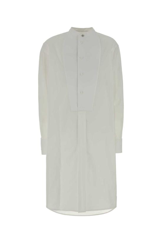 26FW 보테가베네타 미디 원피스 874424V6ND0 9000 WHITE