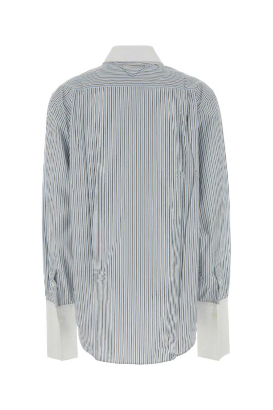 26FW 프라다 셔츠 P465JRSOOO1H1K F0012 STRIPPED - PRADA
