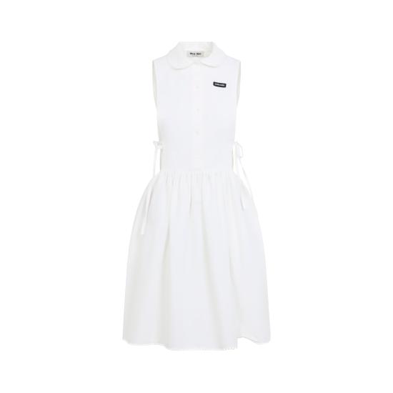 26FW 미우미우 미디 원피스 MF6425SOOO163M F0009 WHITE
