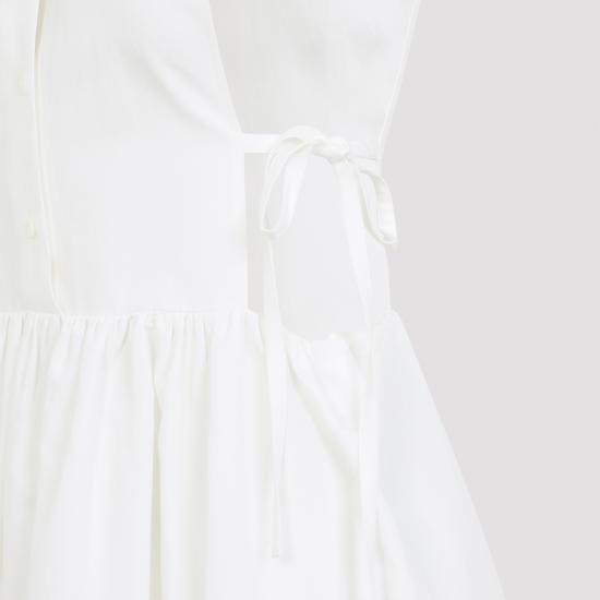 26FW 미우미우 미디 원피스 MF6425SOOO163M F0009 WHITE - MIU MIU