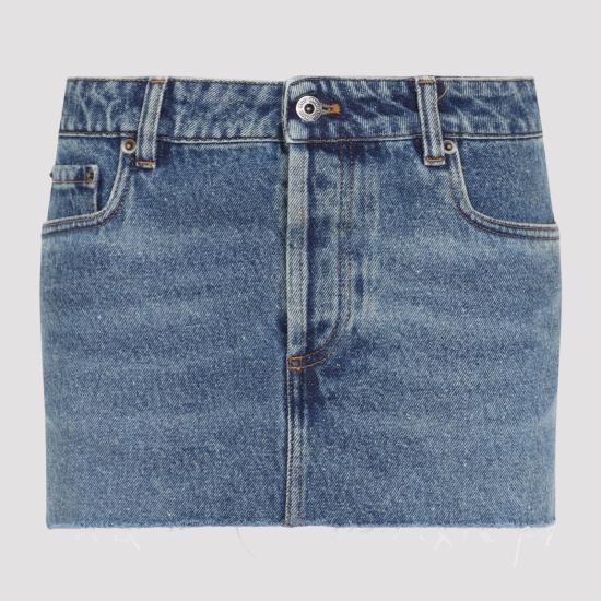 26FW 미우미우 스커트 GWD360SOOO192U F0008 BLUE - MIU MIU