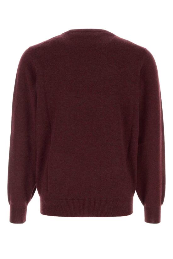 26FW 브루넬로 쿠치넬리 스웨터 MQS00100 CFH34 BURGUNDY - BRUNELLO CUCINELLI
