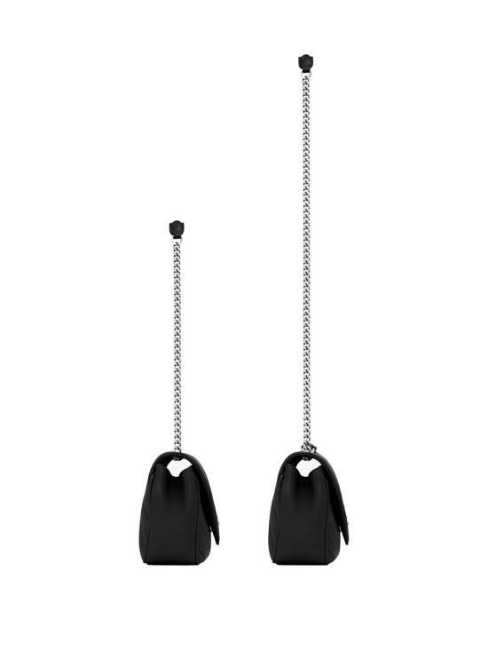 26FW 생로랑 루루 스몰 마테라쎄 램스킨 숄더백 801437AAE4Y 1000 BLACK - SAINT LAURENT