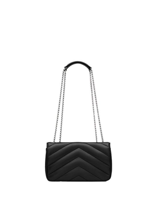 26FW 생로랑 루루 스몰 마테라쎄 램스킨 숄더백 801437AAE4Y 1000 BLACK - SAINT LAURENT