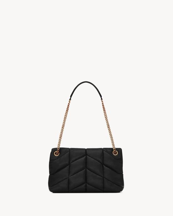 26FW 생로랑 루루 푸퍼 스몰 체인 백 5774761EL07 1000 BLACK - SAINT LAURENT