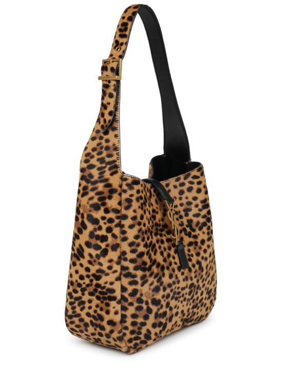 26FW 생로랑 Le 5 A 7 서플 스몰 포니 헤어 레더 숄더백 713938AAD0J 2790 ANIMAL PRINT - SAINT LAURENT
