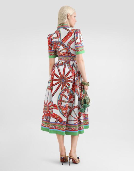 26FW 돌체앤가바나 미디 원피스 F6JFNTGDDTFS9000 MULTICOLOR - DOLCE & GABBANA