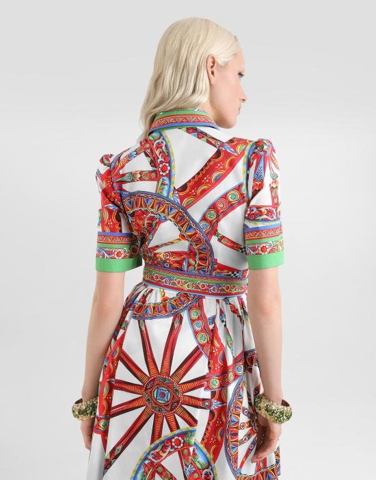 26FW 돌체앤가바나 미디 원피스 F6JFNTGDDTFS9000 MULTICOLOR - DOLCE & GABBANA