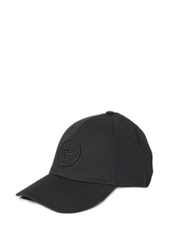 26FW 스톤 아일랜드 로고 베이스볼 캡 로고 베이스볼 캡 9100013S0248V0029 NEGRO