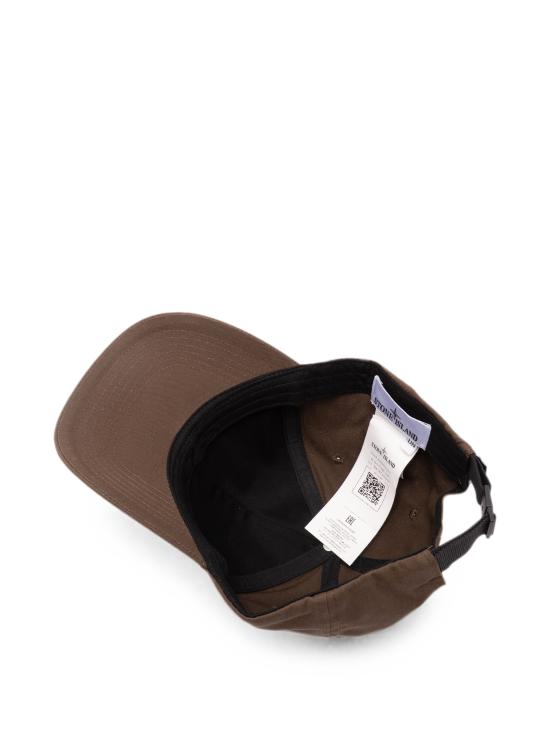 26FW 스톤 아일랜드 로고 베이스볼 캡 로고 베이스볼 캡 9100013S0248V0054 MARRON - STONE ISLAND