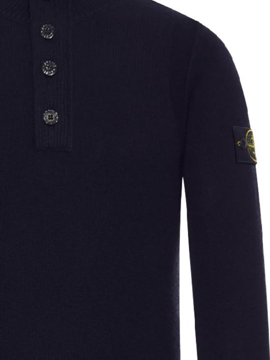 26FW 스톤 아일랜드 램스울 하프집 점퍼 램스울 하프집 점퍼 5100040S00A3V0020 AZUL MARINO - STONE ISLAND