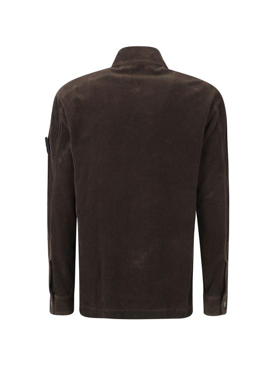 26FW 스톤 아일랜드 긴팔 셔츠 1200016S0212V0078 MARRON - STONE ISLAND