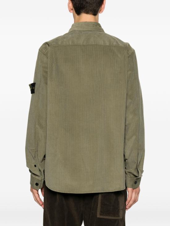 26FW 스톤 아일랜드 긴팔 셔츠 1200042S0144V005G VERDE - STONE ISLAND