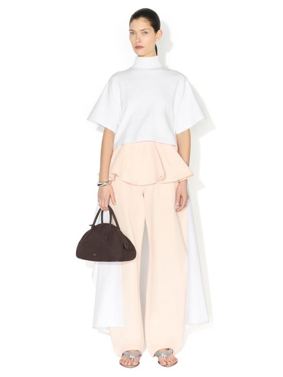 26FW 알라이아 반팔 티셔츠 AA9I0031J095D 000 WHITE - ALAIA