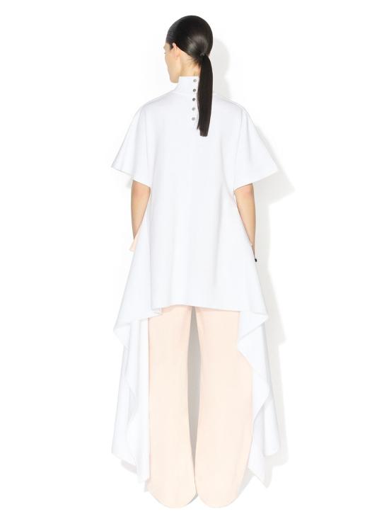 26FW 알라이아 반팔 티셔츠 AA9I0031J095D 000 WHITE - ALAIA