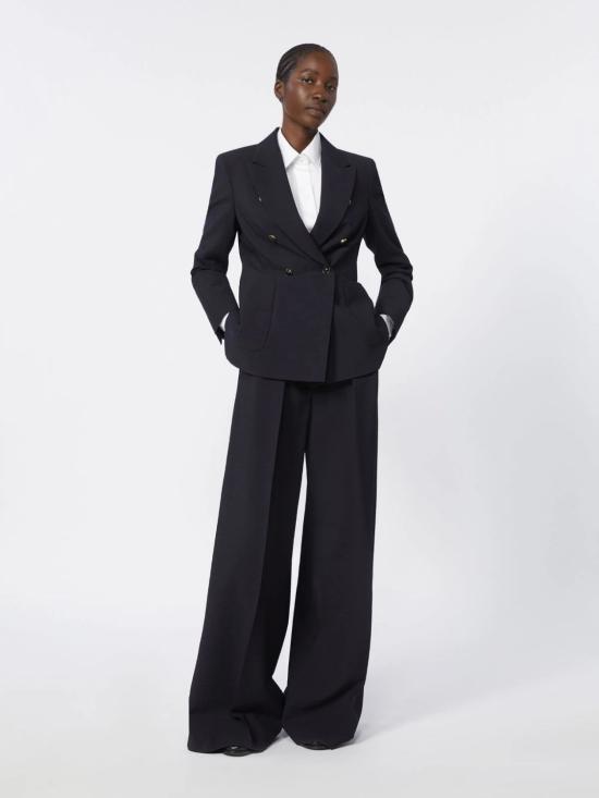 26SS 막스마라 세콜로 버진울 팬츠 2611131021600 001 BLACK - MAX MARA