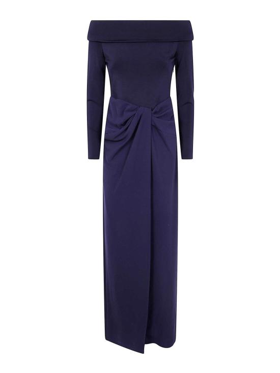 25FW 랄프 로렌 롱 원피스 253982108002 BLUE