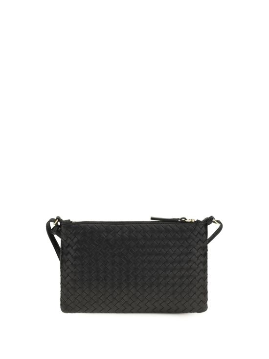  보테가베네타 가방 보테가 베네타 인트레치아토 숄더백 블랙/브라스 비브라토 - BOTTEGA VENETA