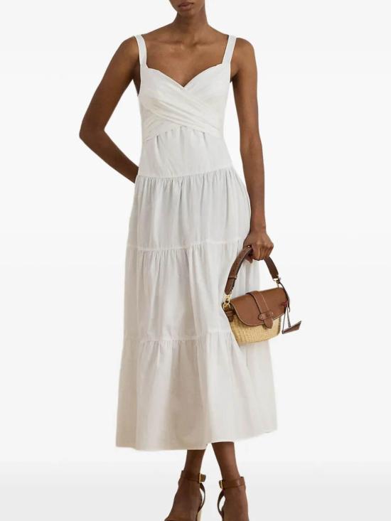26SS 랄프 로렌 롱 원피스 200P13460001WH White - RALPH LAUREN