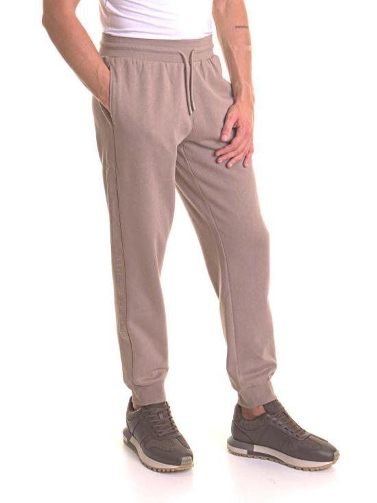 25FW 엠포리오 아르마니 트레이닝/조거 팬츠 EM000590AF14976U6096 Beige - EMPORIO ARMANI
