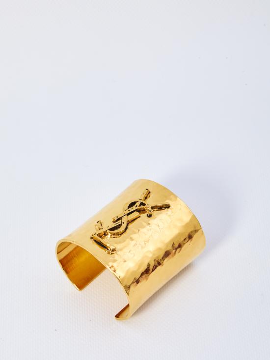 26SS 생로랑 카산드라 커프 메탈 831752Y1500 8060 GOLD