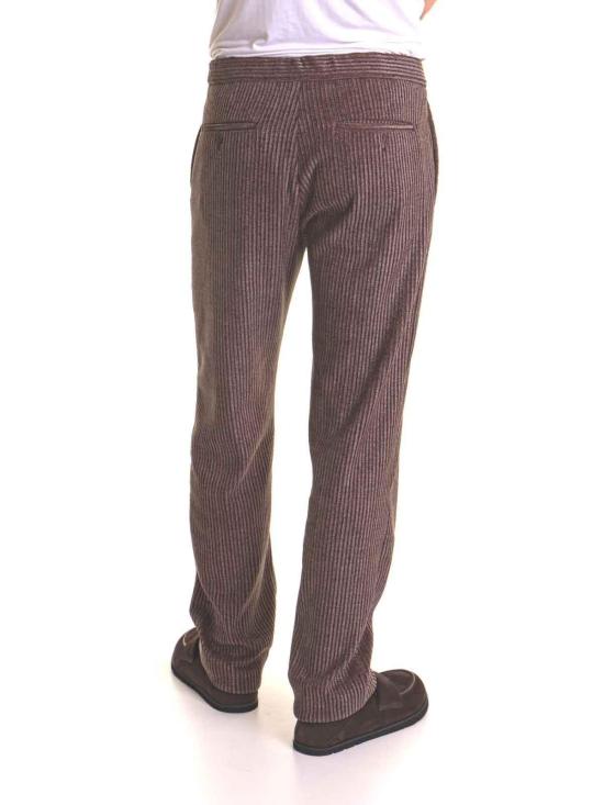 25FW 엠포리오 아르마니 스트레이트 팬츠 EM001761TE16802P6005 Brown - EMPORIO ARMANI