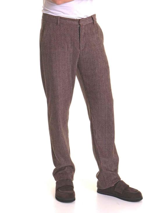 25FW 엠포리오 아르마니 스트레이트 팬츠 EM001761TE16802P6005 Brown - EMPORIO ARMANI
