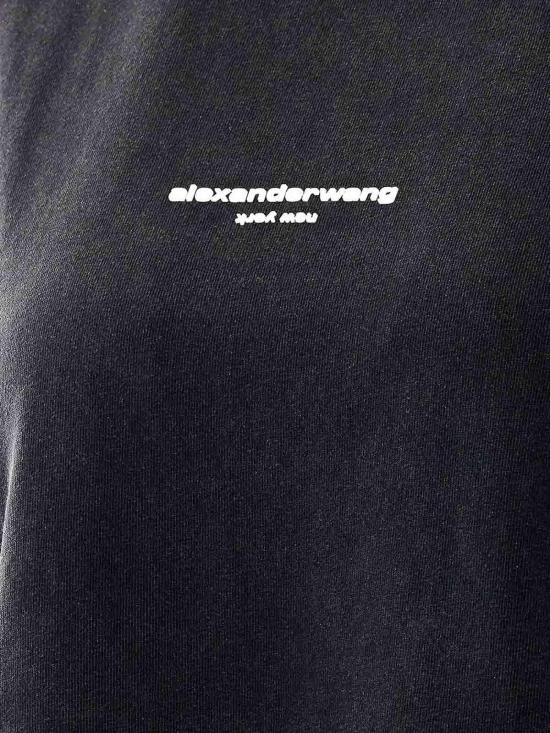 26FW 알렉산더 왕 반팔 티셔츠 UCC3261905011 BLACK - ALEXANDER WANG