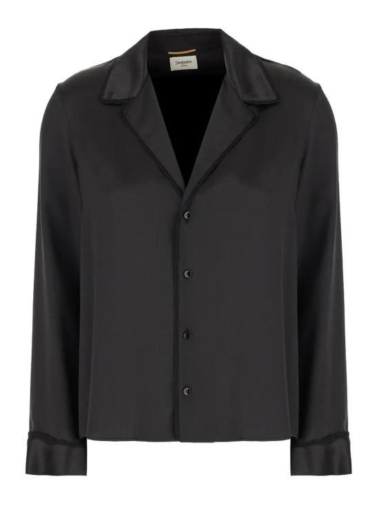 26SS 생로랑 셔츠 856270Y7G271000 Black