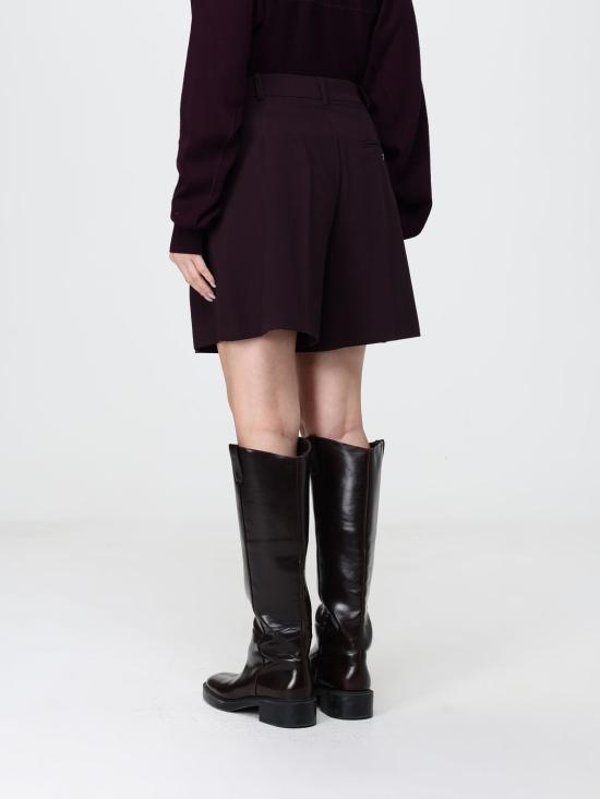 26FW 핑코 숏팬츠 107289A18E RR7 Burgundy - PINKO