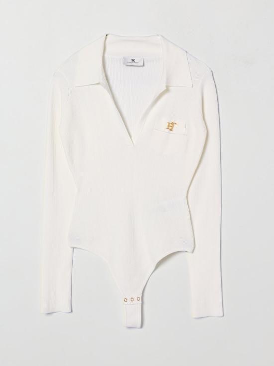 26FW 엘리자베타프랜치 탑 BK02B66E2 360 Ivory - ELISABETTA FRANCHI