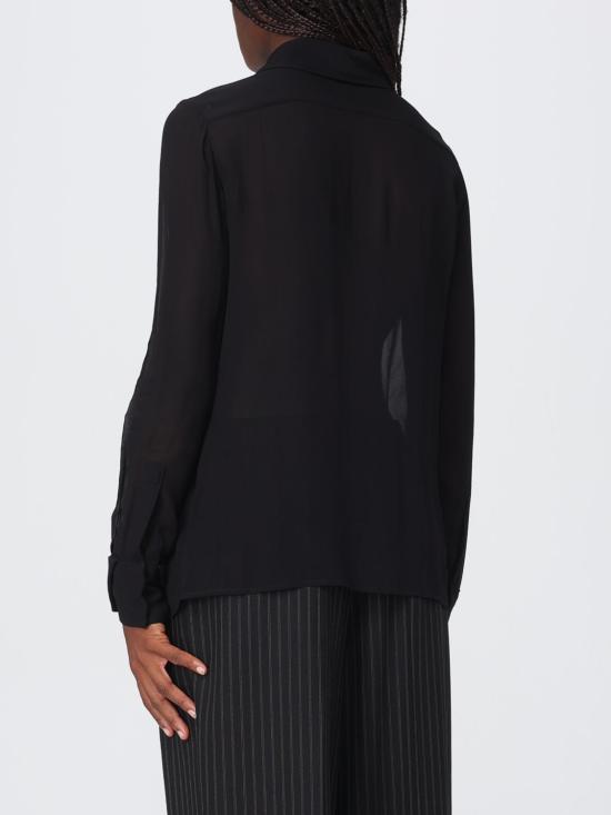 26FW 엘리자베타프랜치 블라우스 CA19466E2 110 Black - ELISABETTA FRANCHI
